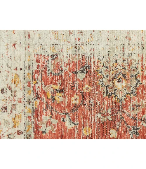 Rugs Town Infinity Red/ Beige 008103 9 ft. X 12 ft. Rectangle Rug