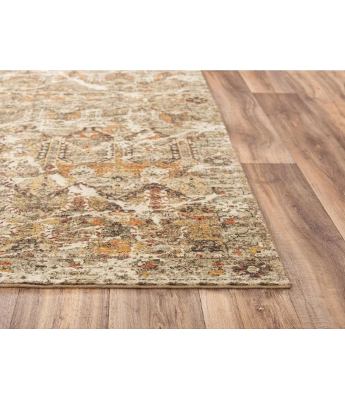 Rugs Town Infinity Brown/ Beige 008104 8 ft. X 10 ft. Rectangle Rug