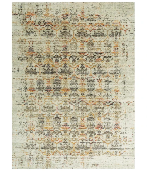 Rugs Town Infinity Beige/ Brown 008109 8 ft. X 10 ft. Rectangle Rug