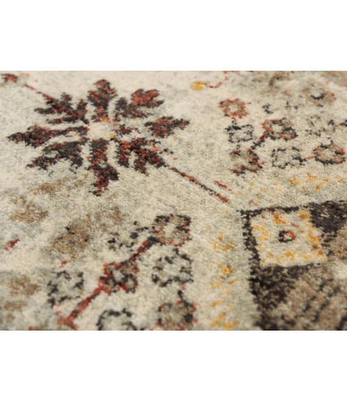 Rugs Town Infinity Beige/ Brown 008110 5 ft. X 8 ft. Rectangle Rug