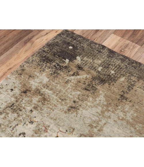 Rugs Town Infinity Beige/ Brown 008110 5 ft. X 8 ft. Rectangle Rug
