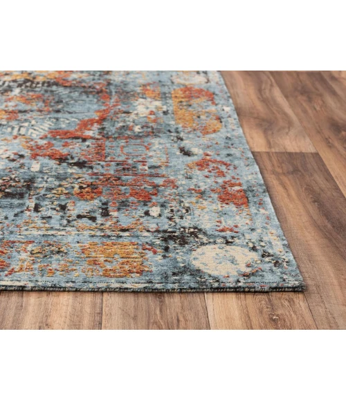 Rugs Town Alure Blue 009107 8 ft. X 10 ft. Rectangle Rug
