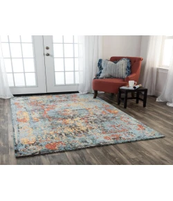 Rugs Town Alure Blue 009107 8 ft. X 10 ft. Rectangle Rug