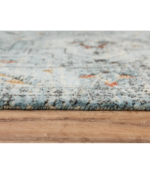 Rugs Town Alure Blue 009110 5 ft. X 8 ft. Rectangle Rug