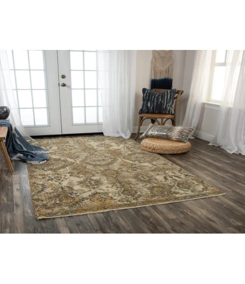 Rugs Town Intrepid Beige/ Brown 010101 8 ft. X 10 ft. Rectangle Rug