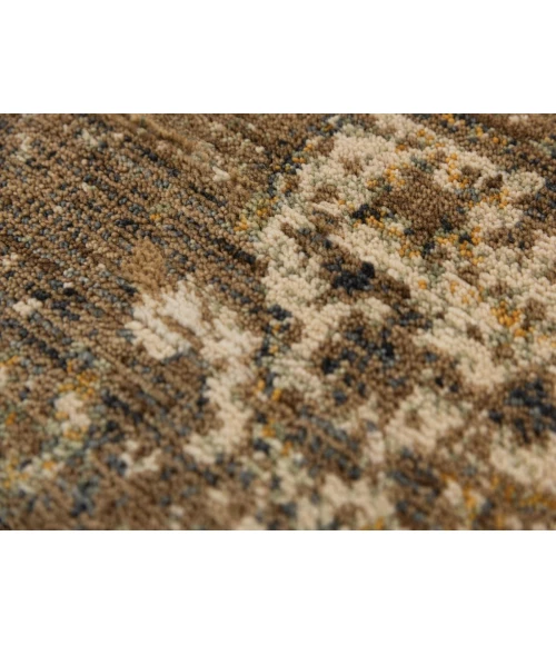 Rugs Town Intrepid Brown/ Beige 010103 8 ft. X 10 ft. Rectangle Rug