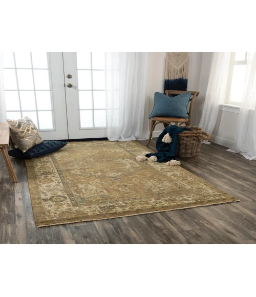 Rugs Town Intrepid Brown/ Beige 010103 8 ft. X 10 ft. Rectangle Rug