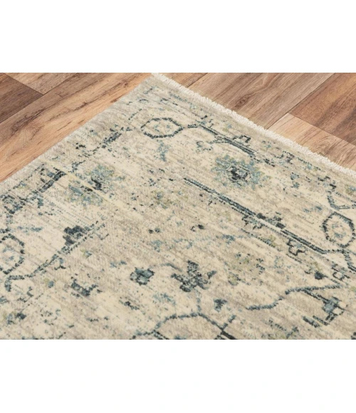 Rugs Town Intrepid Beige/ Green 010104 5 ft. X 8 ft. Rectangle Rug