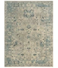 Rugs Town Intrepid Beige/ Blue 010106 5 ft. X 8 ft. Rectangle Rug