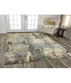 Rugs Town Noble Light Grey 011108 6 ft. X 9 ft. Rectangle Rug