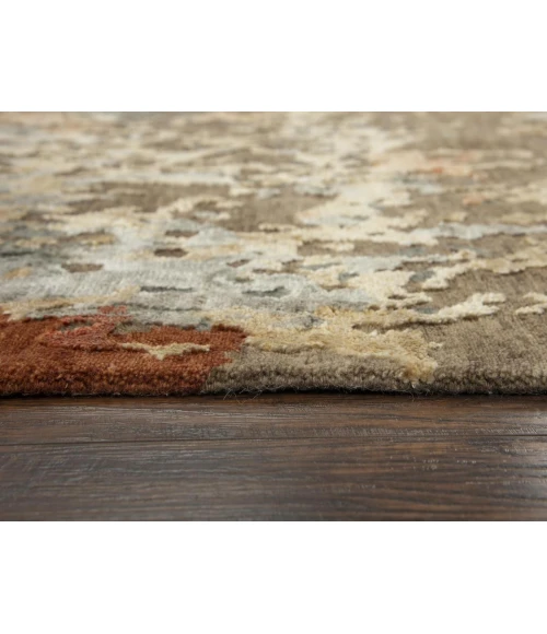 Rugs Town Noble Rust 011109 10 ft. X 14 ft. Rectangle Rug