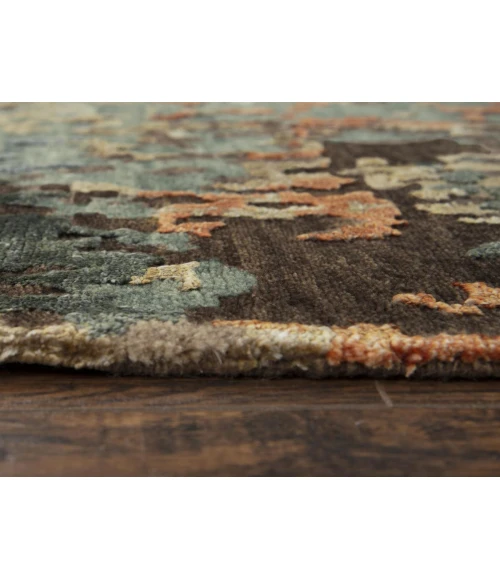 Rugs Town Noble Orange 011111 6 ft. X 9 ft. Rectangle Rug