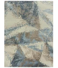 Rugs Town Noble Beige/ Blue 011113 8 ft. X 10 ft. Rectangle Rug