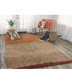 Rugs Town Desert Maroon 012002 2 ft. 6 in. X 8 ft. Rectangle Rug