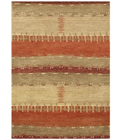 Rugs Town Desert Maroon 012002 2 ft. 6 in. X 8 ft. Rectangle Rug