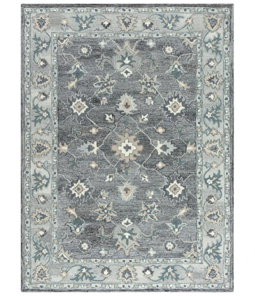 Rugs Town Spirit Grey 013106 7 ft. 6 in. X 9 ft. 6 in. Rectangle Rug