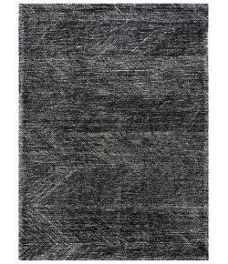 Rugs Town Trace Black 014101 7 ft. 6 in. X 9 ft. 6 in. Rectangle Rug