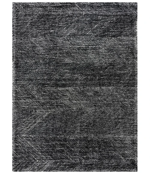 Rugs Town Trace Black 014101 5 ft. X 7 ft. 6 in. Rectangle Rug