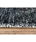Rugs Town Trace Black 014101 5 ft. X 7 ft. 6 in. Rectangle Rug