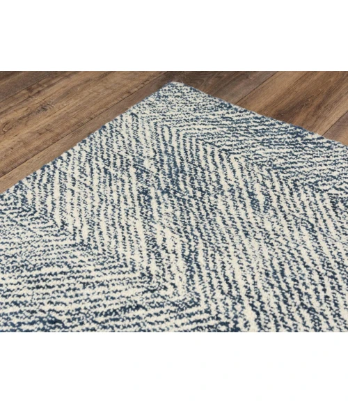 Rugs Town Trace Navy 014102 8 ft. 6 in. X 11 ft. 6 in. Rectangle Rug