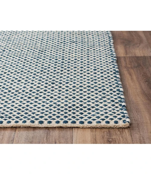 Rugs Town Monarch Blue 015102 7 ft. 6 in. X 9 ft. 6 in. Rectangle Rug