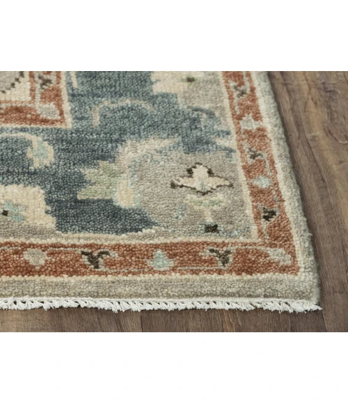Rugs Town Abby Light Blue 016103 8 ft. X 10 ft. Rectangle Rug