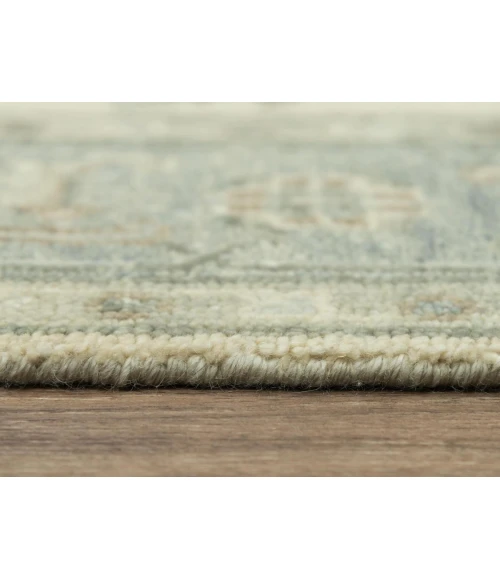 Rugs Town Abby Pastel Teal 016106 8 ft. X 10 ft. Rectangle Rug