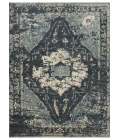 Rugs Town Abby Dark Blue 016107 6 ft. X 9 ft. Rectangle Rug