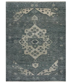 Rugs Town Abby Dark Blue 016108 6 ft. X 9 ft. Rectangle Rug