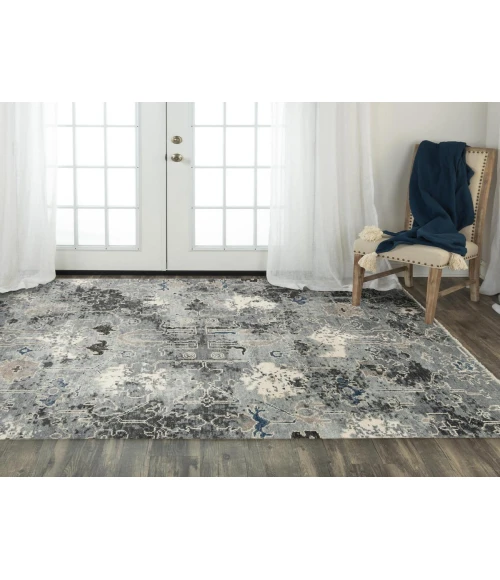 Rugs Town Abby Grey 016112 10 ft. X 14 ft. Rectangle Rug