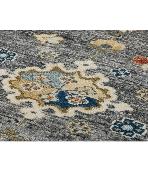 Rugs Town Abby Grey 016113 6 ft. X 9 ft. Rectangle Rug