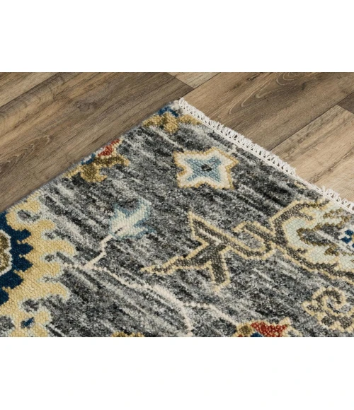 Rugs Town Abby Grey 016113 6 ft. X 9 ft. Rectangle Rug