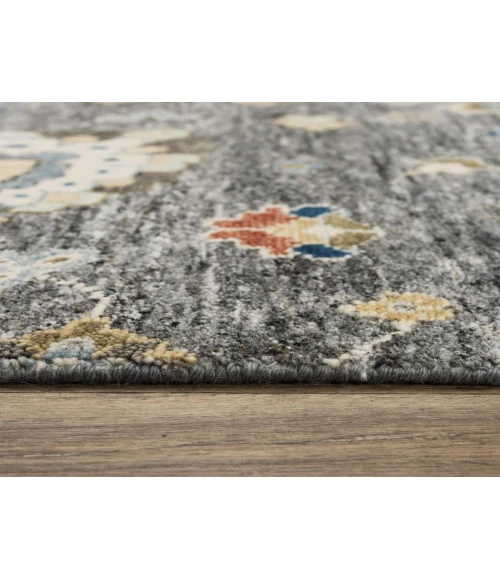 Rugs Town Abby Grey 016113 6 ft. X 9 ft. Rectangle Rug
