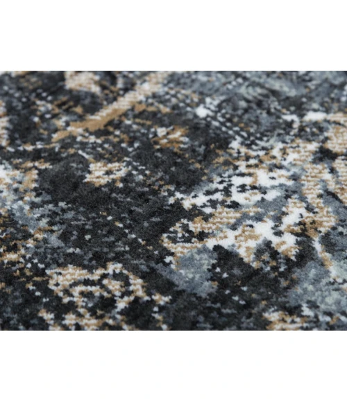 Rugs Town Elect Charcoal 017102 2 ft. 6 in. X 8 ft. Rectangle Rug