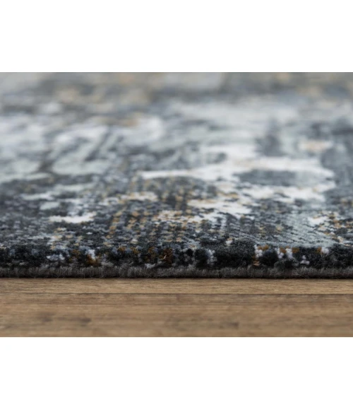 Rugs Town Elect Charcoal 017102 2 ft. 6 in. X 8 ft. Rectangle Rug