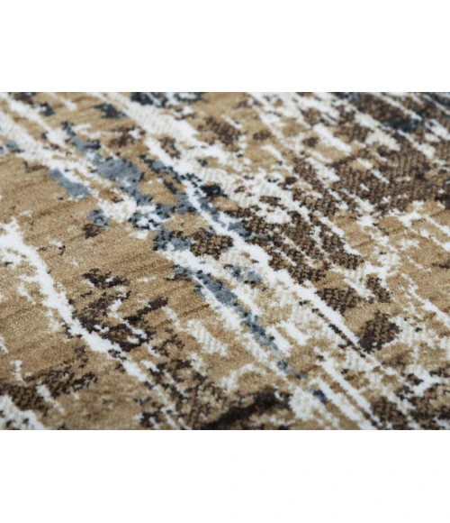 Rugs Town Elect Brown 017105 2 ft. 6 in. X 8 ft. Rectangle Rug