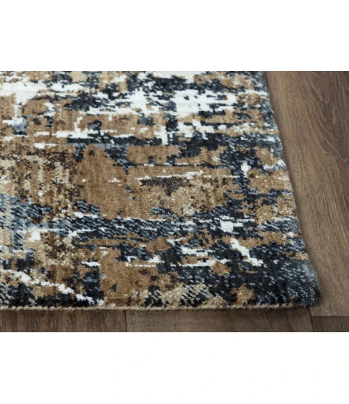 Rugs Town Elect Brown 017105 2 ft. 6 in. X 8 ft. Rectangle Rug