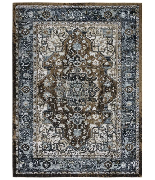 Rugs Town Elect Brown 017107 10 ft. X 13 ft. Rectangle Rug