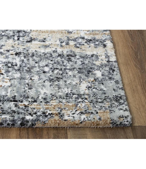 Rugs Town Elect Grey 017109 9 ft. X 12 ft. Rectangle Rug