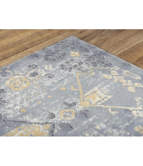 Rugs Town Spring Charcoal 018103 3 ft. 11 in. X 5 ft. 6 in. Rectangle Rug