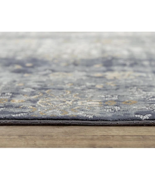 Rugs Town Spring Charcoal 018103 3 ft. 11 in. X 5 ft. 6 in. Rectangle Rug