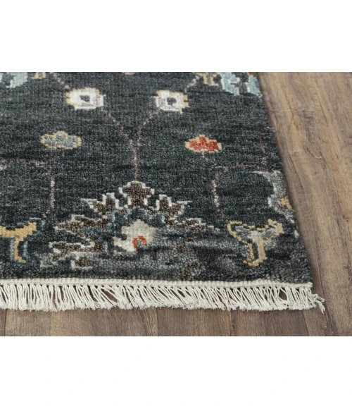 Rugs Town Muse Charcoal 019102 6 ft. X 9 ft. Rectangle Rug