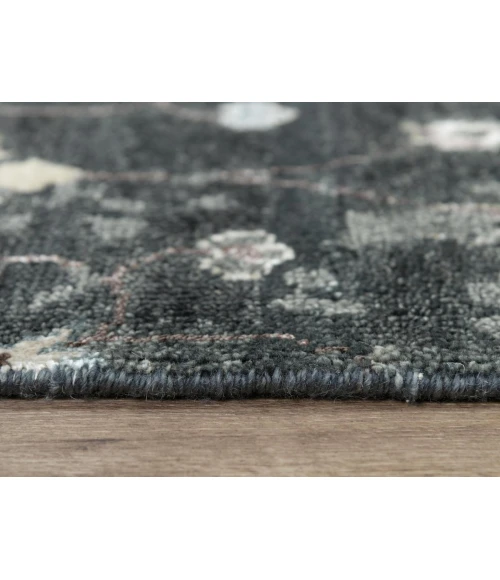 Rugs Town Muse Charcoal 019102 6 ft. X 9 ft. Rectangle Rug