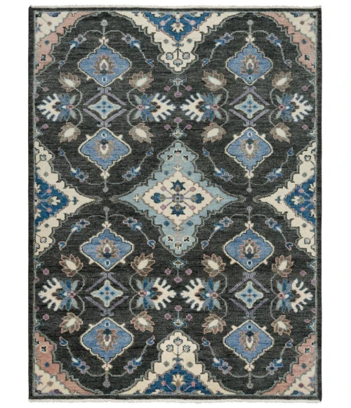 Rugs Town Muse Charcoal 019104 6 ft. X 9 ft. Rectangle Rug