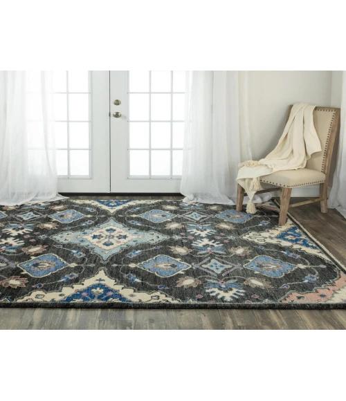 Rugs Town Muse Charcoal 019104 6 ft. X 9 ft. Rectangle Rug