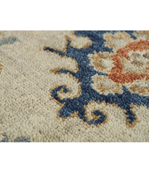 Rugs Town Muse Beige 019106 6 ft. X 9 ft. Rectangle Rug