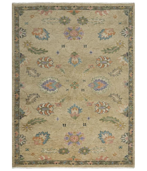 Rugs Town Muse Beige 019107 6 ft. X 9 ft. Rectangle Rug