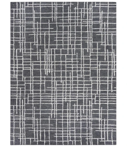 Rugs Town Classic Charcoal 021101 8 ft. 9 in. X 11 ft. 9 in. Rectangle Rug