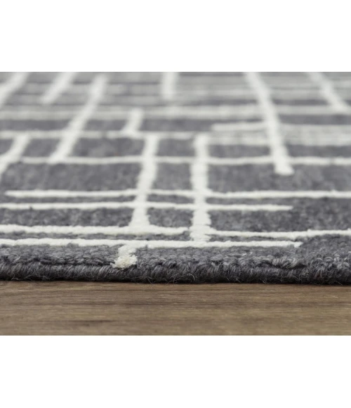 Rugs Town Classic Charcoal 021101 8 ft. 9 in. X 11 ft. 9 in. Rectangle Rug