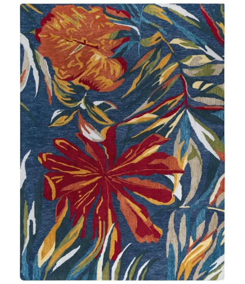 Rugs Town Mirage Dark Blue 023105 7 ft. 9 in. X 9 ft. 9 in. Rectangle Rug